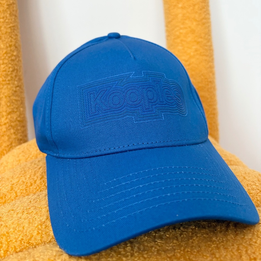 The kooples blue logo baseball cap